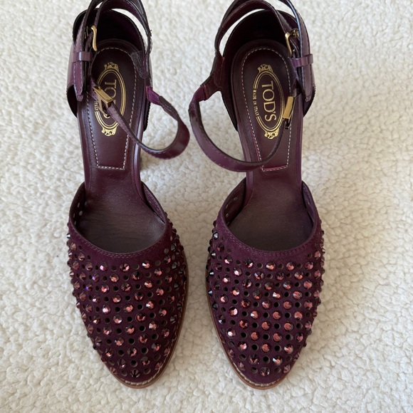 Tod’s D'Orsay Pumps in Smooth Leather and Suede size 36 - Picture 6 of 9